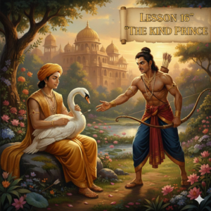 GET THE COMPLETE SOLUTION OF SUBJECT–ENGLISH, CLASS–6, CHAPTER–16 “THE KIND PRINCE” WITH FULL HINDI MEANING: