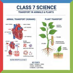 TRANSPORT IN ANIMALS AND PLANTS