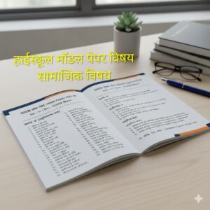 हाई स्कूल: मॉडल पेपर, विषय-सामाजिक विषय 2026