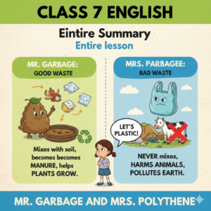 CLASS 7 ENGLISH MR.GARBAGE AND MRS. POLYTHENE