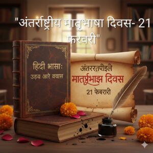 ​🌏 अंतरराष्ट्रीय मातृभाषा दिवस: 21 फरवरी!🇮🇳