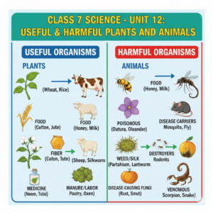 लाभदायक एवं हानिकारक पौधे तथा जंतु