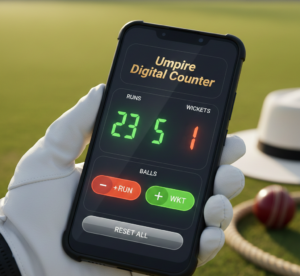 BEST RUN BALL AND WICKET COUNTER FOR UMPIRE UMPIRING NOW IN EASY WAY