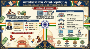न्यायाधीशों के वेतन व भत्ते  (अनुच्छेद-125)