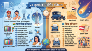 23rd JULY IN WORLD HISTORY MUST READ