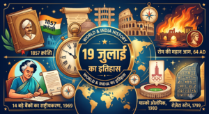 विश्व इतिहास और भारतीय इतिहास में 19 जुलाई का दिन, महत्वपूर्ण घटनाएं